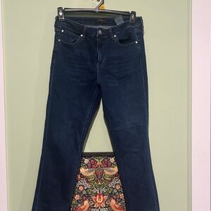 Quince Dark Blue Flare Jeans